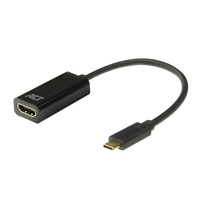ACT AC7310 Videokabel-Adapter 0,15 m USB Typ-C HDMI Typ A (Standard) Schwarz