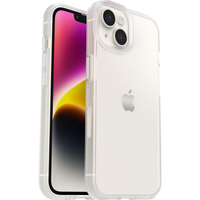 OtterBox React Case for iPhone 14 Plus, Shockproof, Drop proof, Ultra-Slim, Protective Thin Case, Tested to Military Standard, Antimicrobial Protection, Clear