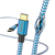 Hama Reflective USB kábel 1,5 M USB 2.0 USB C Kék