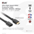 CLUB3D Ultra High Speed HDMI™ Verlängerungskabel 4K120Hz 8K60Hz 48Gbps St./B. 1 m 30AWG