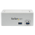 StarTech.com USB 3.0 auf SATA / SSD Dockingstation mit integriertem USB Schnelllade-Hub und UASP-Unterstützung für SATA 6 GB/s - Weiß