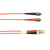 Black Box 20m ST-LC száloptikás kábel OM1 Többszínű, Vörös