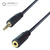 connektgear 3m 3.5mm Stereo Jack Audio Extension Cable - Male to Female - Gold Connectors