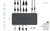 i-tec USB 3.0 / USB-C / Thunderbolt 3 Professional Dual 4K Display Docking Station Generation 2 + Power Delivery 100W