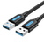 Vention CONBD USB kábel 0,5 M USB 3.2 Gen 1 (3.1 Gen 1) USB A Fekete