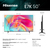 Hisense 50E7KQTUK TV 127 cm (50") 4K Ultra HD Smart TV Wi-Fi Black 275 cd/m²