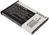 CoreParts MBXCP-BA210 mobiltelefon alkatrész Akkumulátor Fekete, Fehér