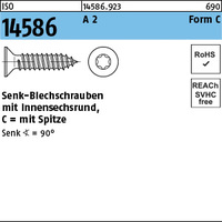 ISO 14586 A 2 6,3 x 45 -C -T30 VE=S