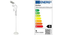 KLEIBER LED-Stehleuchte mit Klemme & Lupe, weiß (53500735)