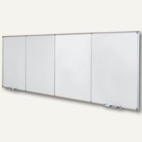 MAUL Endlos-Whiteboard - Grundmodul, 90 x 120 cm, hoch, grau, 2er-Set