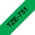 BROTHER szalag TZe-751, Zöld alapon Fekete, Laminált, 24mm 0.94", 8 méter
