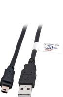 USB2.0 Anschlusskabel 3,0m sw K5251SW.3