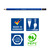 100A Mars® Lumograph® aquarell Blisterkarte mit 3 wasservermalbaren Bleistiften 4B, 6B, 8B und 1 runder Pinsel #8