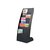 Fast Paper Black Curved Literature Display (Floor standing display with 8 compar