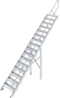 LM-Treppe 45° Stufenbreite 1000 1x16 Stu