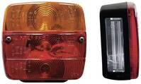 IWH Utánfutó hátsó lámpa Csavaros csatlakozás Irányjelző, Féklámpa, Rendszámtábla világítás, Tolatólámpa hátul, balra, jobbra 12 V, 24 V