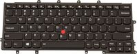 Keyboard (US ENGLISH) FRU04X0177, Keyboard, US International, Keyboard backlit, Lenovo, ThinkPad X250 (20CM, 20CL), X240 Toetsenborden (geïntegreerd)