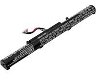 Laptop Battery for Asus 48Wh Li-ion 15V 3200mAh Black, GL752JW, GL752VL, GL752VL-1A, GL752VL-2B, GL752VL-GC057T, GL752VW, GL752V Batterien