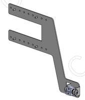 Bracket for Payment, ELO 22" Portrait -BlackMounting Kits