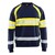 Blaklader Sweatshirt - High Vis 3359 Marineblauw/Geel mt XL