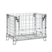 Collapsible mesh pallet