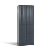 C+P Schließfachschrank Resisto, 8 Fächer, H1950B772T540 mm
