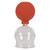 Schröpfglas mit Ball 5 cm, Schröpfgläser mit Saugball, medizinisch Schröpfen