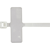 Kabelband wit beschrijfbaar 2,5x200mm