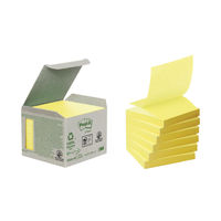 POST-IT YELLOW Z-NOTES 76X76MM PK6