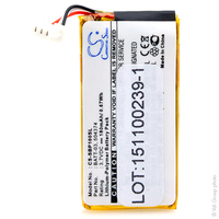 Batterie(s) Batterie casque audio 3.7V 180mAh