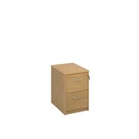 Deluxe office filing cabinets - delivery and install - 2 drawer, beech