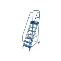 Industrial warehouse mobile steps - Anti-slip PVC tread - Platform height 1250mm