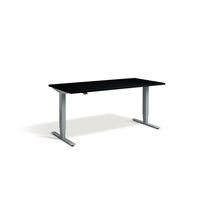 Adjustable height desk with dual motor