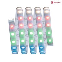 LED Strip Basis-Set MaxLED 500 ZIGBEE RGBW PROTECT COVER, IP44, 24V, Silber, verlängerbar, dimmbar, 150cm, 13.5W, Trafo 36VA
