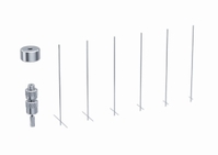 Kits d&apos;adaptateurs et de broches pour viscosimètres rotatifs ROTAVISC Type T-SP-Set