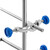 Statyw stojak laboratoryjny z wyposażeniem 60 cm 1 zacisk biurety 2 zaciski 3 pierścienie 60 mm 80 mm 100 mm