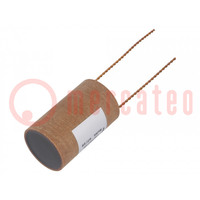 Kondenzátor: réz-polipropilén-papír; 180nF; 600VDC; ±5%; Ø30x50mm