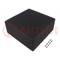 Enclosure: multipurpose; X: 250mm; Y: 250mm; Z: 101mm; 1550; black