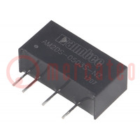 Convertitore: DC/DC; 2W; Ud'ingr: 4,5÷5,5V; Ud'usc: 3,3VDC; SIP7