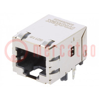 Socket; RJ45; MXMag; PIN: 8; shielded,with isolation transformer
