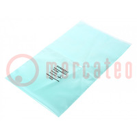 Protection bag; ESD; L: 254mm; W: 152mm; Thk: 75um; polyetylene