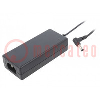 Power supply: switching; 18VDC; 2.8A; Out: 5,5/2,1; 50W; 80÷264VAC