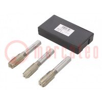 Tap; high speed steel grounded HSS-G; M14; 2; 80mm; 9mm; 3pcs.