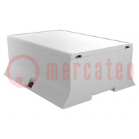 Enclosure: for DIN rail mounting; Y: 110mm; X: 142.3mm; Z: 53.3mm