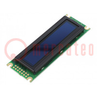 Display: OLED; grafisch; 2,4"; 100x16; Afm: 85x30x10mm; groen