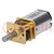 Motor: DC; with gearbox; LP; 6VDC; 360mA; Shaft: D spring; 298: 1