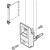 SCHROFF IET-Griff mit 0,1 Zoll Versatz - IET-GRIFF UN O SW/GR 10ST