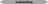 Mini-Rohrmarkierer - Ausblasleitung, Grau, 1.2 x 15 cm, Polyesterfolie, Seton