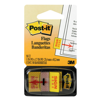Post-It R Index SignHere Icon Pk50 680-9