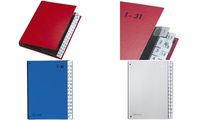 PAGNA Pultordner Color, DIN A4, 1 - 31, 31 Fächer, rot (62432901)